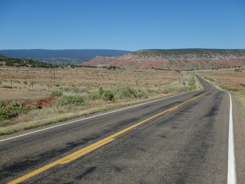 GDMBR: Heading east for red rock country.